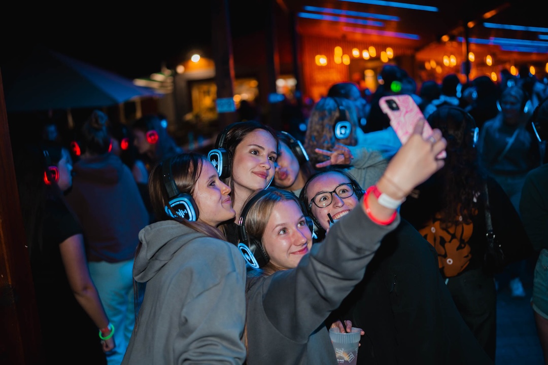 Silent disco party